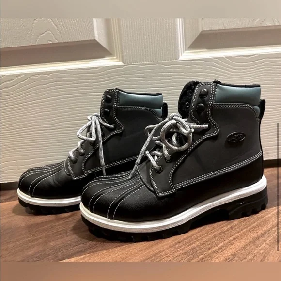 LUGZ black/gray/blue memory foam duck boots. Size 7.5. NWOT! - Picture 3 of 10